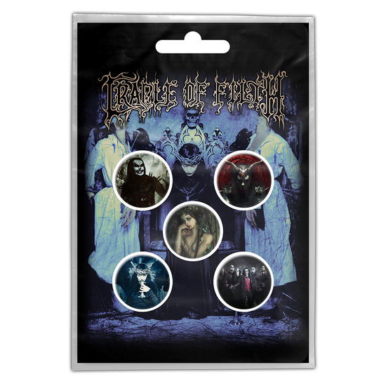 Cradle Of Filth Button Badge Pack: Cryptoriana - Cradle Of Filth - Merchandise - PHM - 5055339795146 - 28. Oktober 2019