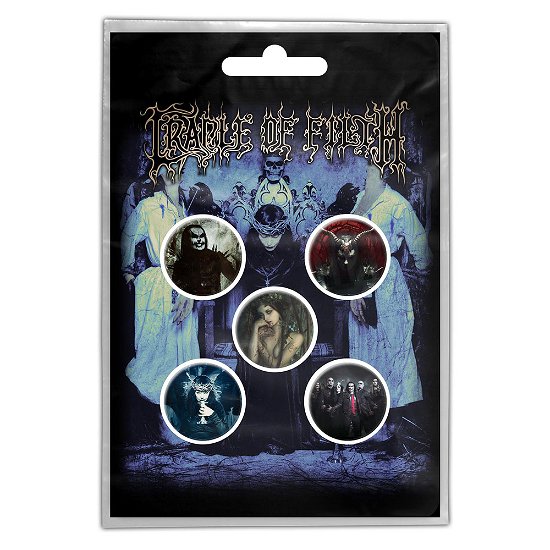 Cradle Of Filth Button Badge Pack: Cryptoriana - Cradle Of Filth - Merchandise - PHM - 5055339795146 - 28. oktober 2019