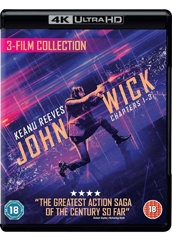 John Wick 1/2/3 Triple Boxset - John Wick - Chapters 1-3 (4k B - Film - LIONS GATE HOME ENTERTAINMENT - 5055761914146 - 16 september 2019