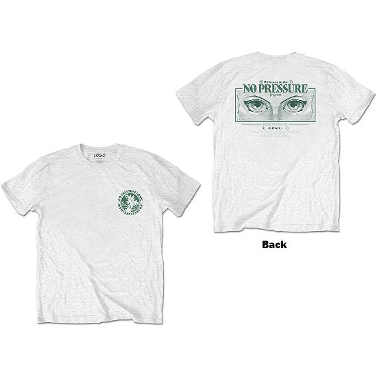 Cover for Logic · Logic Unisex T-Shirt: Thalia (Back Print) (T-shirt) [size S] [White - Unisex edition]