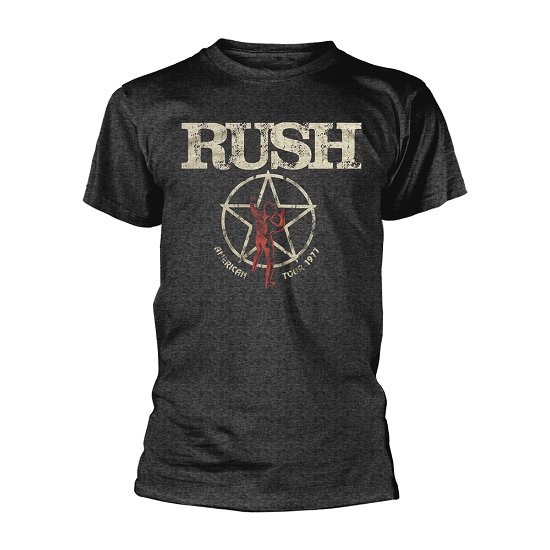 Cover for Rush · American Tour 1977 (Dark Heather) (T-shirt) [size S] [Grey edition] (2018)