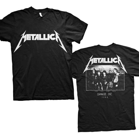 Metallica Unisex T-Shirt: Master of Puppets Photo (Back Print) - Metallica - Mercancía -  - 5060357849146 - 