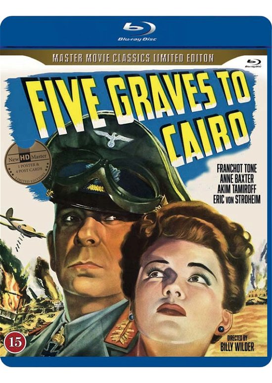 Cover for Five Graves to Cairo (Blu-ray) [Limited edition] (2023)