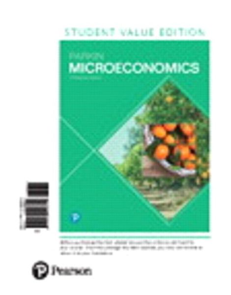 Cover for Michael Parkin · Microeconomics, Student Value Edition Plus MyLab Economics with Pearson eText -- Access Card Package (Lösa papper) (2018)