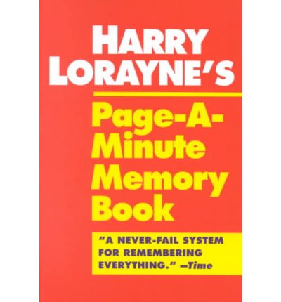 Cover for Harry Lorayne · Page-a-minute Memory Book (Paperback Book) [Reissue edition] (1996)