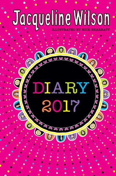 Cover for Jacqueline Wilson · The Jacqueline Wilson Diary 2017 (Bound Book) (2016)