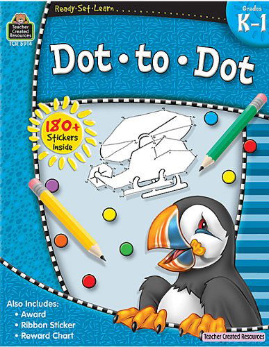 Cover for Teacher Created Resources Staff · Ready-set-learn: Dot to Dot Grd K-1 (Paperback Bog) (2010)