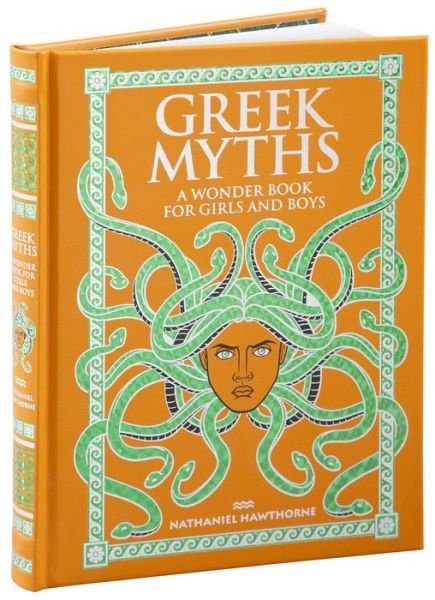 Cover for Nathaniel Hawthorne · Greek Myths: A Wonder Book for Girls and Boys - Barnes &amp; Noble Leatherbound Children's Classics (Innbunden bok) [Bonded Leather edition] (2015)