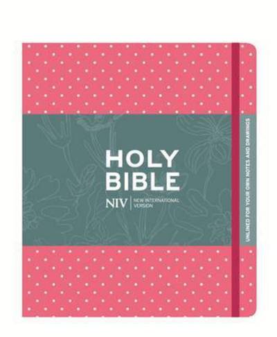 Cover for New International Version · NIV Pink Polka Dot Journalling Bible with Unlined Margins - New International Version (Inbunden Bok) (2016)