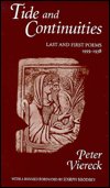 Cover for Peter Viereck · Tide and Continuities: Last and First Poems, 1995-1938 (Paperback Bog) [New Ed. edition] (1995)