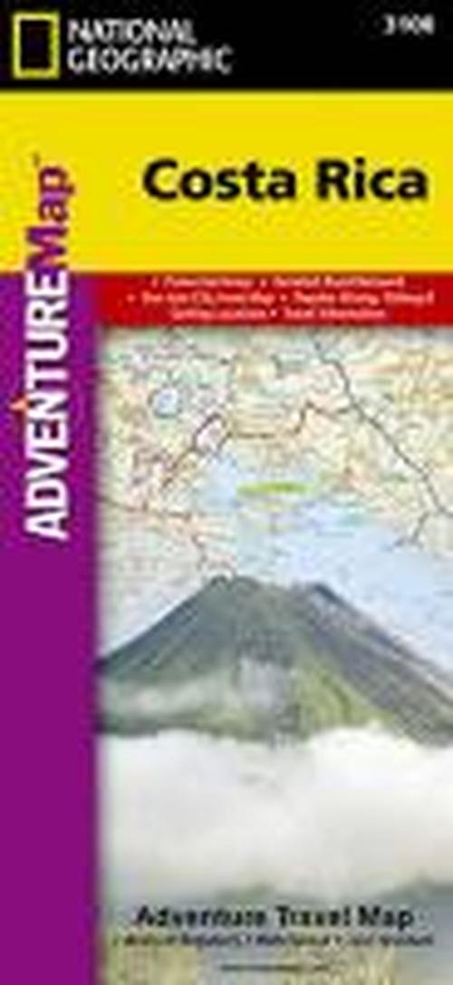 Cover for National Geographic Maps · Costa Rica: Travel Maps International Adventure Map (Kort) (2012)