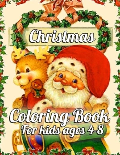 Cover for Daniel Simpson · Christmas Coloring Book for Kids Ages 4-8 (Paperback Book) (2019)