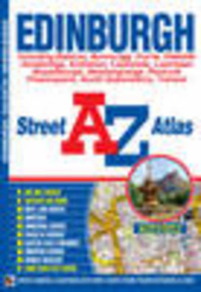 Cover for Geographers' A-Z Map Company · Edinburgh Street Atlas - A-Z Street Atlas (Paperback Book) [9 Revised edition] (2018)