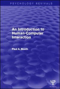 Cover for Paul Booth · An Introduction to Human-Computer Interaction (Psychology Revivals) - Psychology Revivals (Paperback Book) (2015)
