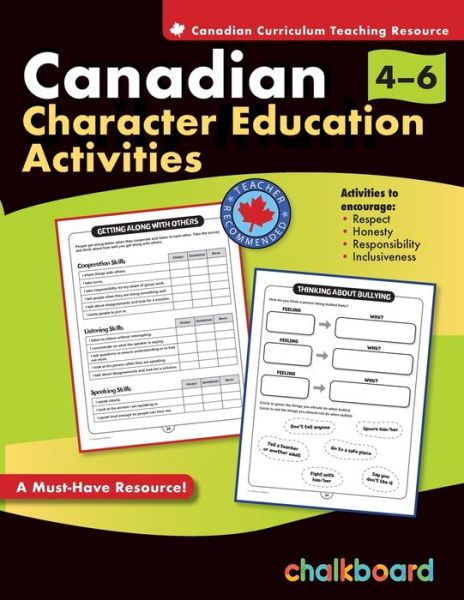 Cover for Demetra Turnbull · Canadian Character Education Activities Grades 4-6 (Book) (2008)