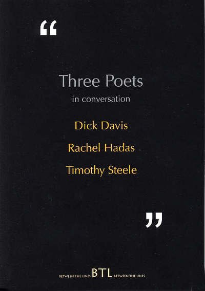 Cover for Dick Davis · Three Poets in Conversation (Paperback Book) (2006)