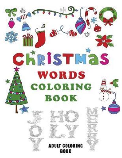 Cover for Haywood Coloring Books · Christmas Words Coloring Book (Paperback Book) (2017)