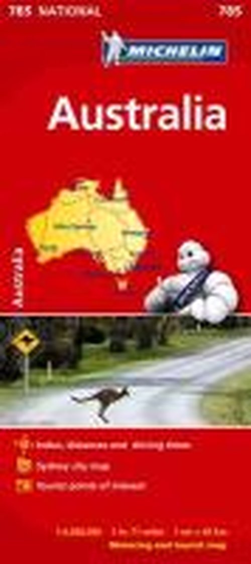 Michelin National Maps: Australia - Michelin - Boeken - Michelin - 9782067174146 - 31 december 2019