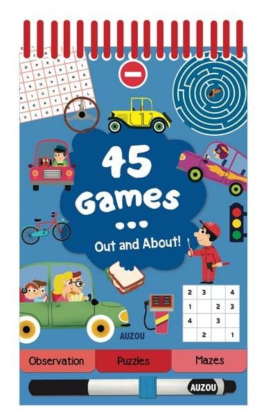Auzou Publishing · 45 Games... Out and About (Bog) (2017)