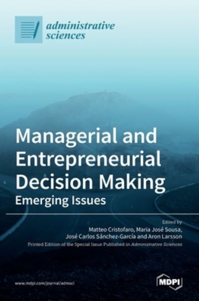 Cover for Matteo Cristofaro · Managerial and Entrepreneurial Decision Making (Hardcover Book) (2021)