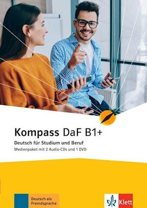 Kompass DaF: Medienpaket B1+ 2 Audio-CDs + DVD (Bok) (2022)