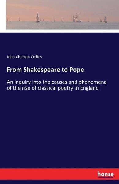 Cover for Collins · From Shakespeare to Pope (Book) (2017)
