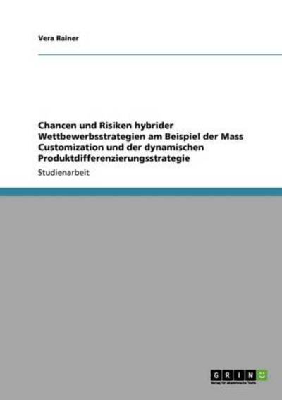 Cover for Rainer · Chancen und Risiken hybrider Wet (Book) [German edition] (2008)