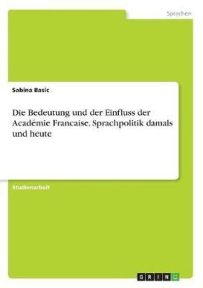 Cover for Basic · Die Bedeutung und der Einfluss de (Book)