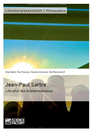 Cover for Claudia Kollschen · Jean-paul Sartre. Literatur Des Existenzialismus (Paperback Book) [German edition] (2014)