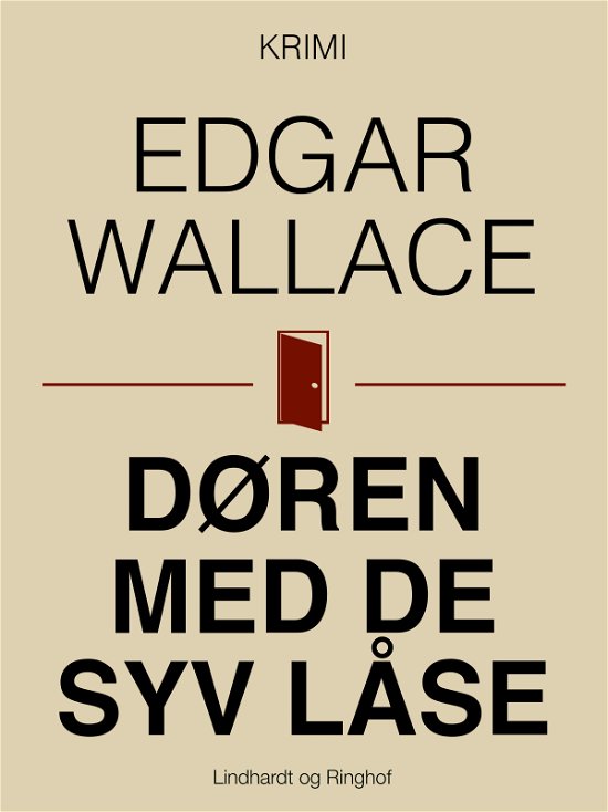 Cover for Edgar Wallace · Døren med de syv låse (Heftet bok) [2. utgave] (2019)