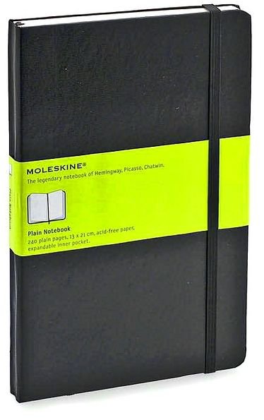 Cover for Moleskine · Moleskine Large Plain Notebook Black - Moleskine Classic (Stationery) [Imitation] (2003)