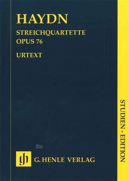 Cover for Haydn · Streichquart.op.76 1-6,HN9214 (Buch) (2018)
