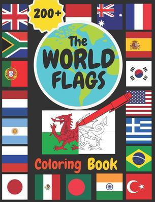 Cover for Eko Languages · The World Flags Coloring Book (Taschenbuch) (2020)