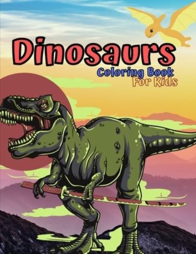 Cover for Fisai Bai · Dinosaurs coloring book for kids (Paperback Book) (2020)