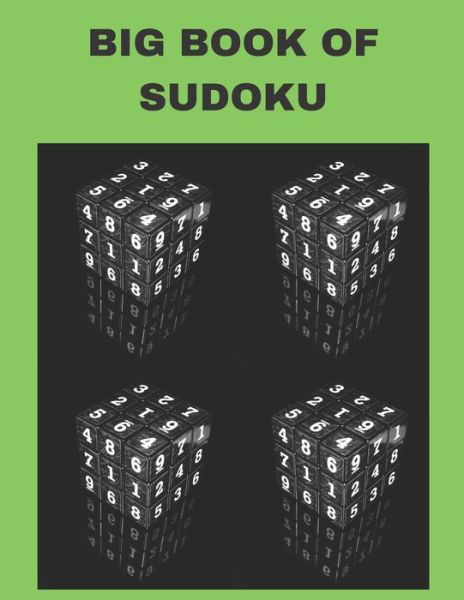 Cover for Theend Book · Big Book of Sudoku: Medium to Hard, Huge Bargain Collection, Collection of 1000 Puzzles and Solutions, Easy to Hard Puzzles for Adults (Paperback Bog) (2020)