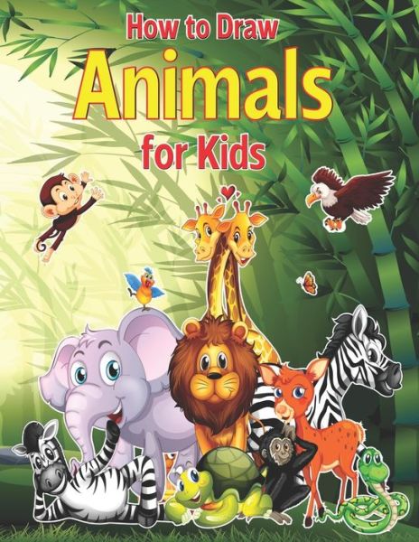 Cover for Barfee Coloring House · How to Draw Animals for Kids (Paperback Bog) (2020)