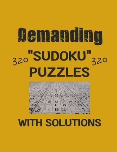 Cover for Depace' · Demanding 320 Sudoku Puzzles with solutions (Pocketbok) (2021)