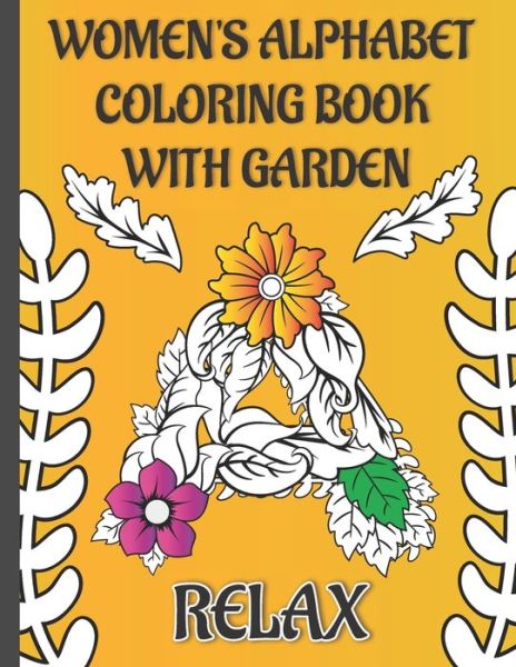 Cover for Design Art Zentangle · Women's alphabet coloring book with garden (Paperback Book) (2020)