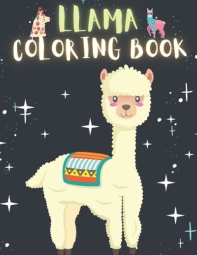 Cover for To The Point · Llama Coloring Book (Paperback Bog) (2020)