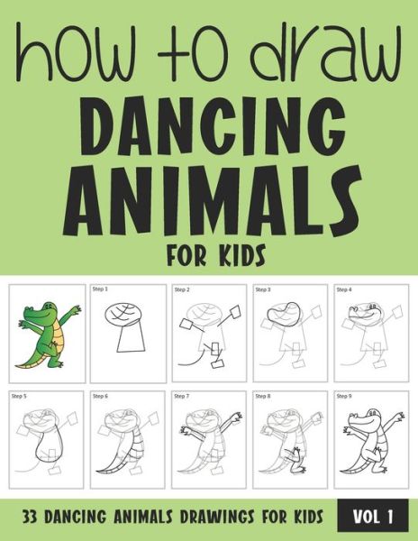 Cover for Sonia Rai · How to Draw Dancing Animals for Kids (Paperback Book) (2021)