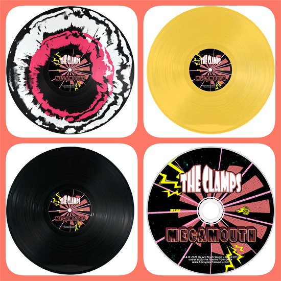 Cover for Clamps · Megamouth (Yellow / Black Vinyl) (LP) (2024)