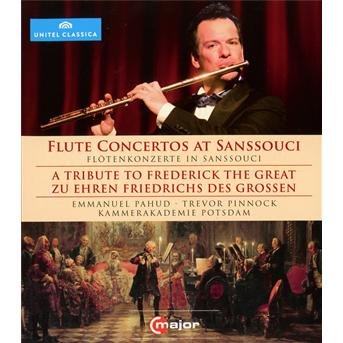 Cover for Frederick II of Prussia / Pahud / Pinnock · Flute Concertos at Sanssouci (Blu-ray) (2012)