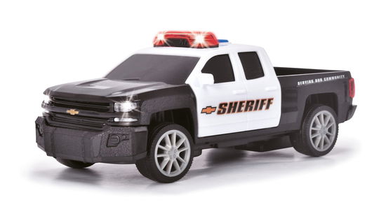 Dickie Toys: Chevy Silverado Police In Scala 1:32, Cm 15 Con Luci E Suoni - Dickie - Gadżety - Dickie Spielzeug - 4006333072147 - 