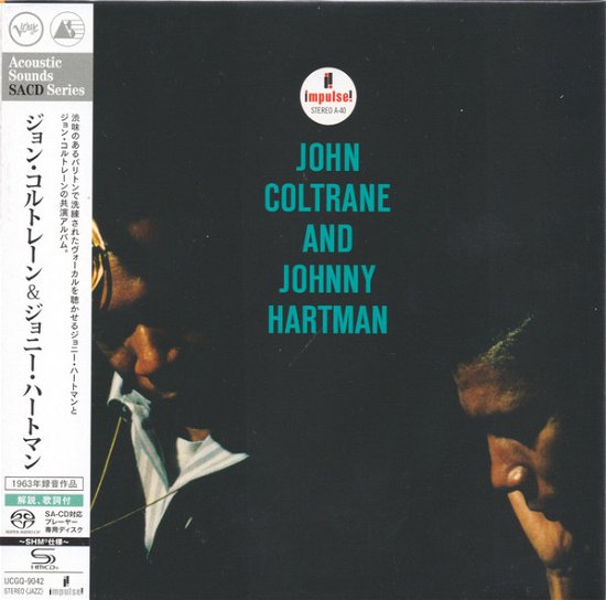 Cover for Coltrane, John &amp; Johnny Hartmann · John Coltrane &amp; Johnny Hartman (CD) [Japan Import edition] (2023)