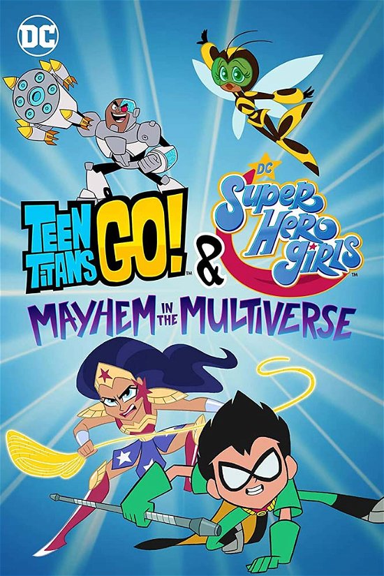 Cover for Teen Titans Go! &amp; Super Hero G · Teen Titans Go and DC Superhero Girls - Mayhem In The Multiverse (DVD) (2022)