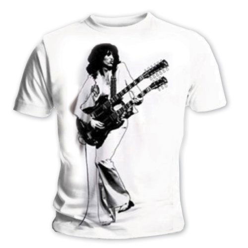 Cover for Jimmy Page · Jimmy Page Unisex T-Shirt: Urban Image (T-shirt) [size XL] [White - Unisex edition] (2014)