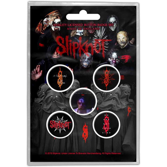 Slipknot Button Badge Pack: We Are Not Your Kind - Slipknot - Merchandise - PHM - 5055339798147 - 28 oktober 2019