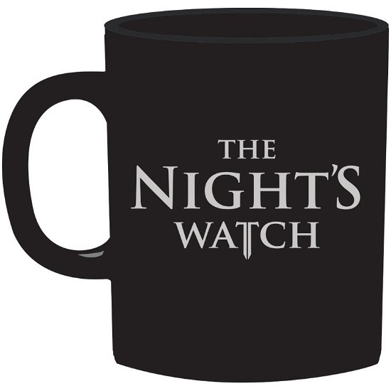 Nights Watch Mug - Game of Thrones - Produtos - HALF MOON BAY - 5055453452147 - 