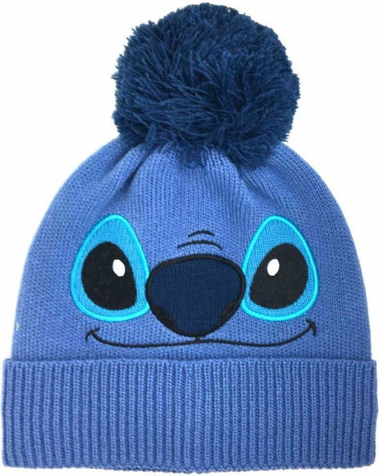 Face One Size Beanie Pom (Berretto) - Disney: Lilo & Stitch - Merchandise -  - 5055910379147 - 