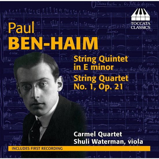 Cover for Ben-haim / Carmel Quartet / Waterman · String Quintet in E Minor / String Quartet No. 1 (CD) (2014)